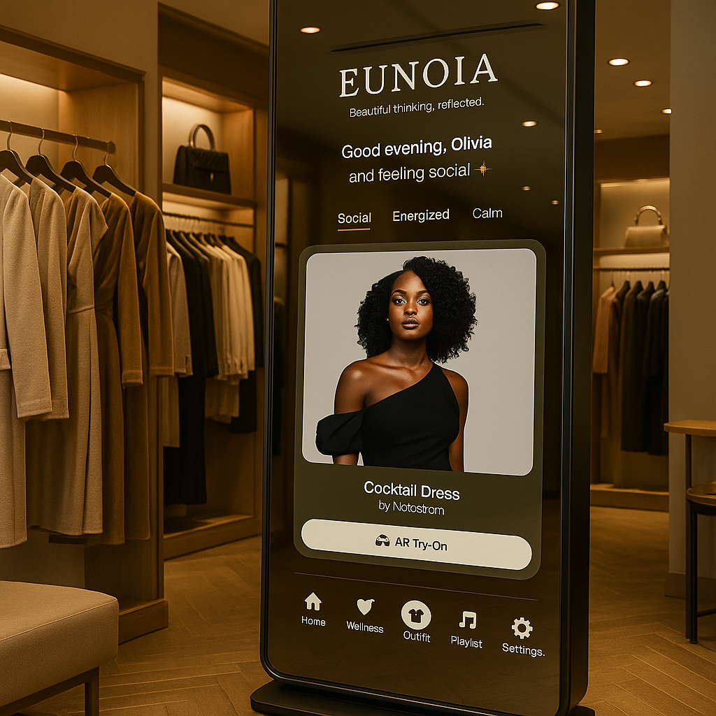 Eunoia mirror concept — detail angle