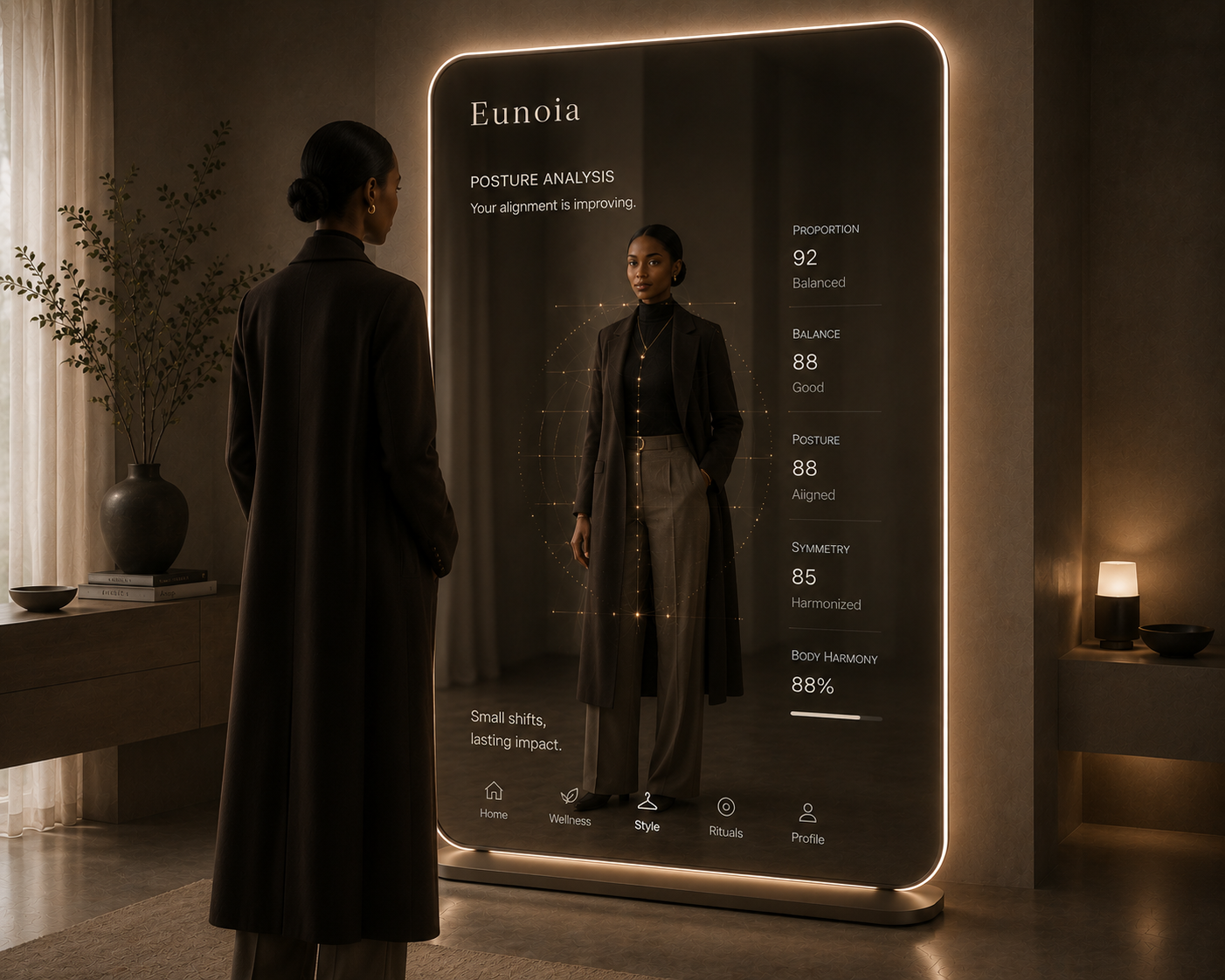 Eunoia mirror concept, alternate view